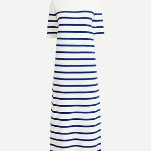 J. Crew Short Sleeve Margot Sweater Dress in Stripe